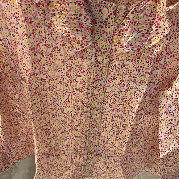 J.Crew Ruffle top in field day print - Picture 10 of 11